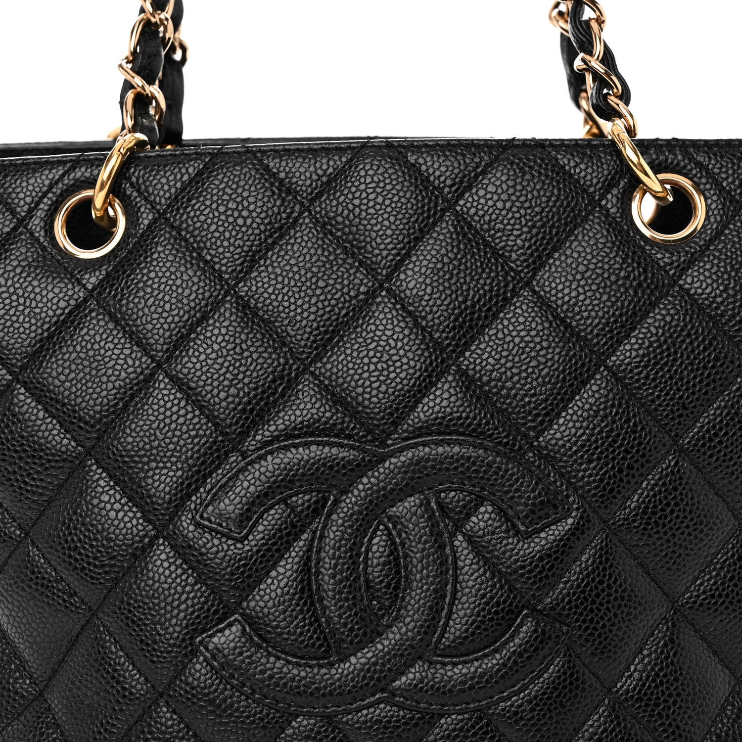Chanel Caviar Quilted Petit Timeless Tote PTT Black 7 of 10