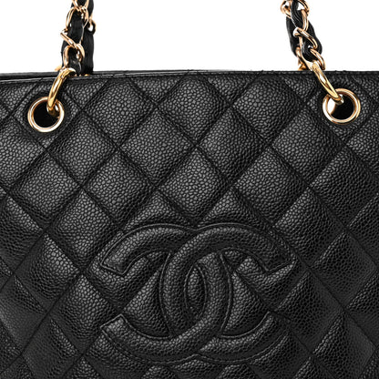 Chanel Caviar Quilted Petit Timeless Tote PTT Black 7 of 10