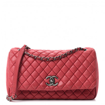 Chanel Iridescent Calfskin New Bubble Large Flap Fuchsia 1 of 11