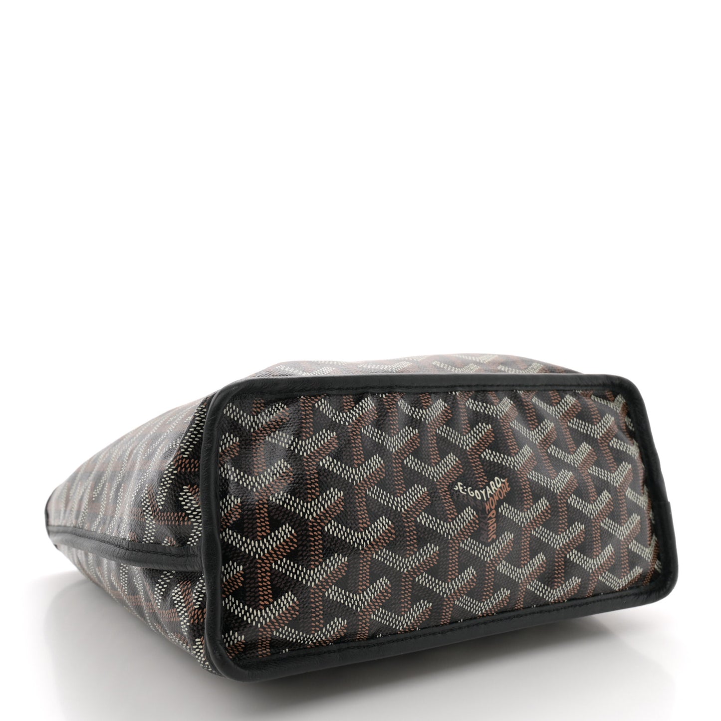 Goyardine Reversible Mini Anjou Black