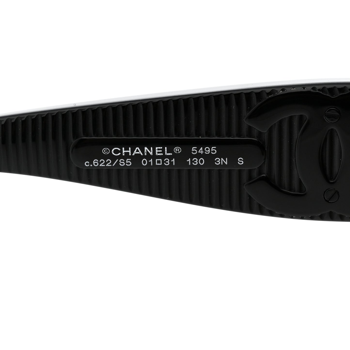 Acetate Shield Sunglasses 5495 Black