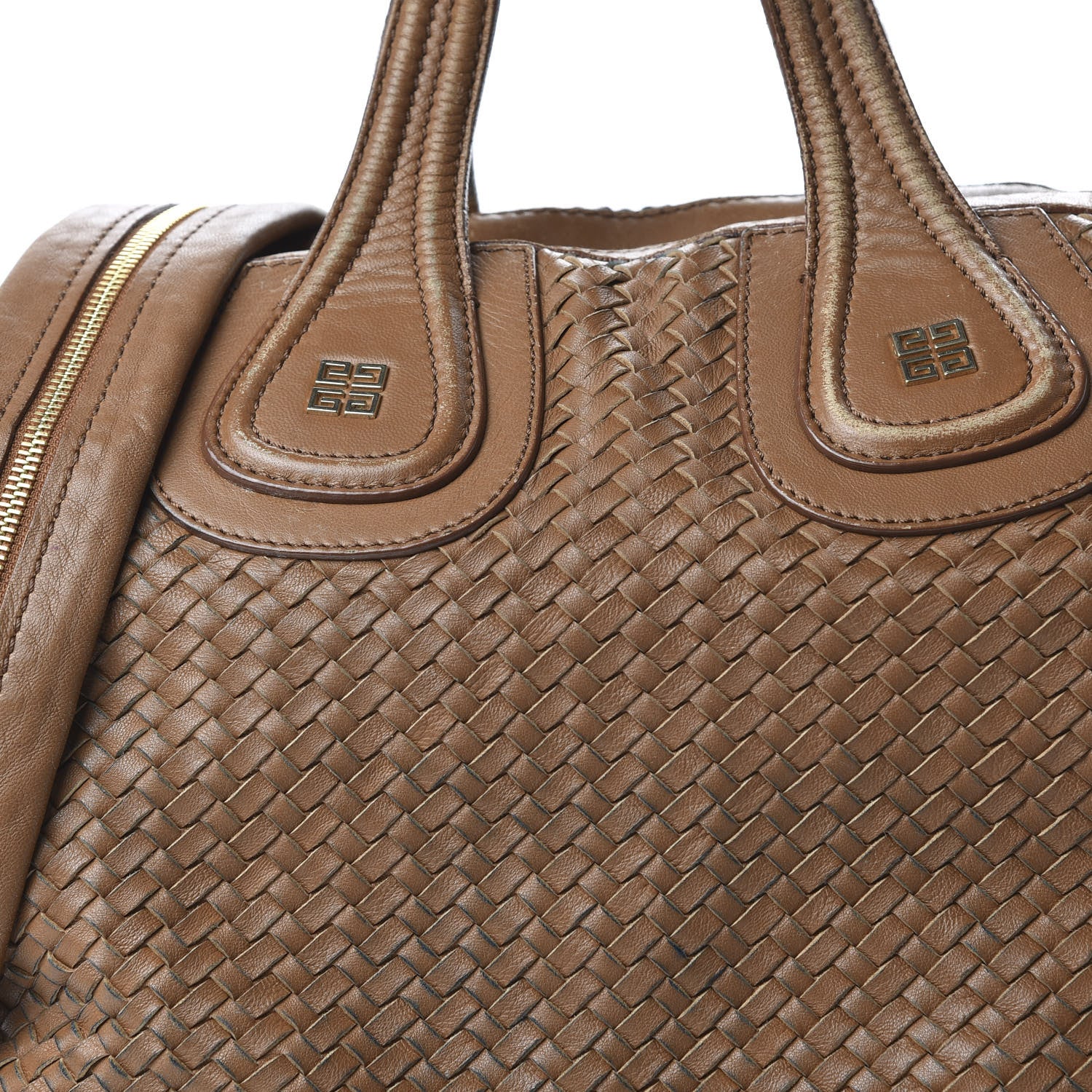 Givenchy Lambskin Woven Medium Nightingale Tan 14 of 15