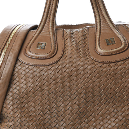 Givenchy Lambskin Woven Medium Nightingale Tan 14 of 15