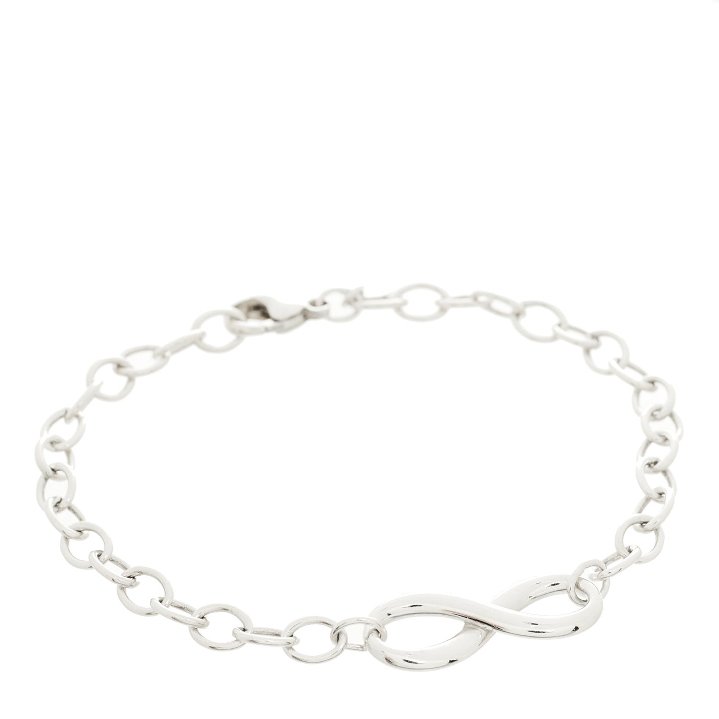 Sterling Silver Infinity Chain Bracelet
