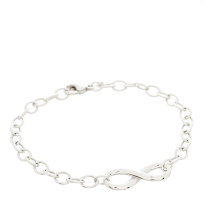 Tiffany Sterling Silver Infinity Chain Bracelet 1 of 3