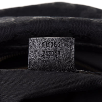 Gucci Monogram Medium Pelham Shoulder Bag Black 8 of 12