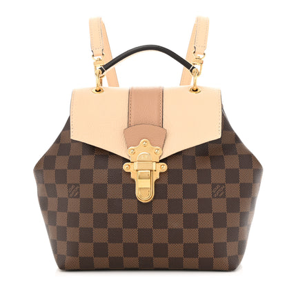 Louis Vuitton Damier Ebene Clapton Backpack Creme 1 of 10