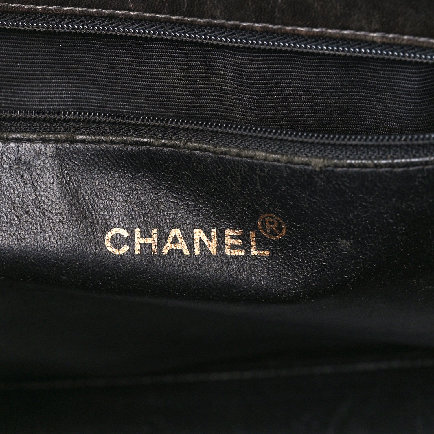 Chanel Patent Quilted Grand Shopping Tote GST Black 6 of 14