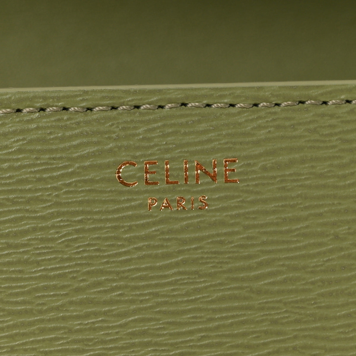 Celine Liege Calfskin Teen Classic Box Flap Bag Sage 6 of 11