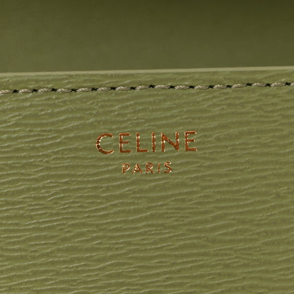 Celine Liege Calfskin Teen Classic Box Flap Bag Sage 6 of 11