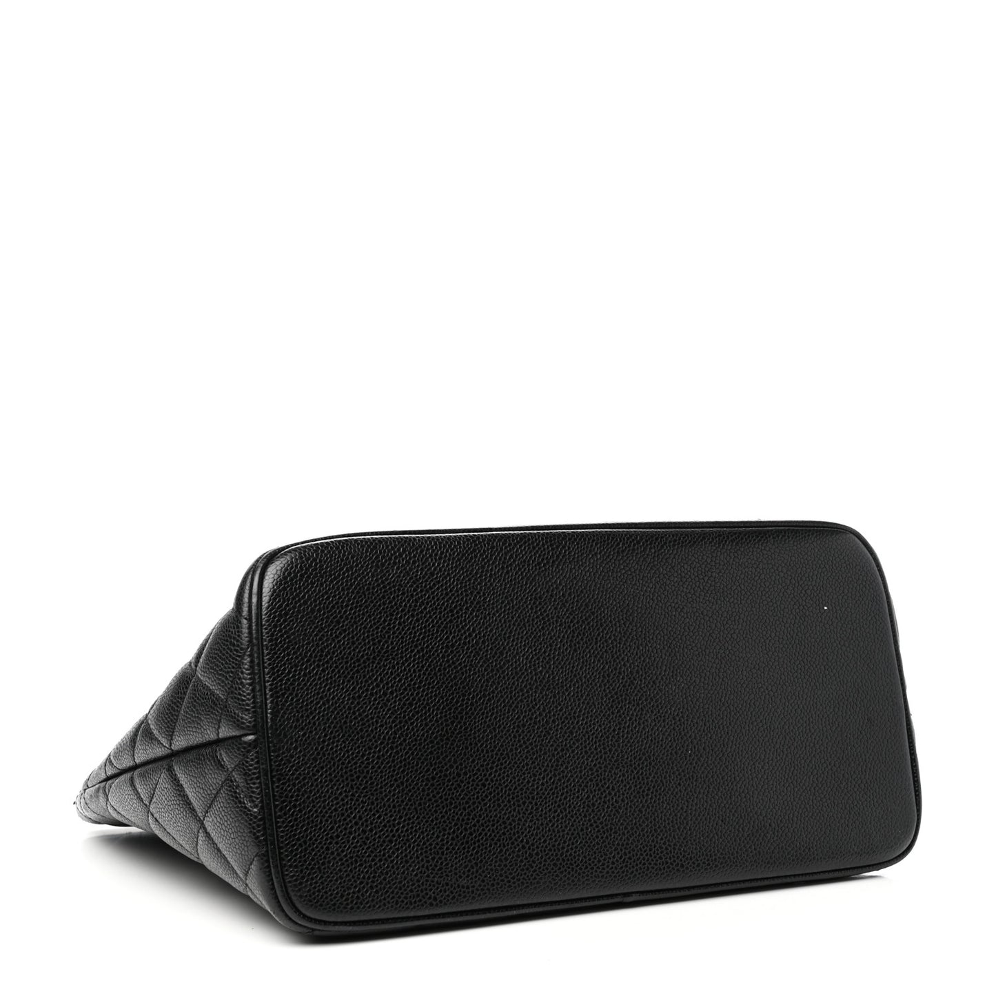 Caviar Quilted Medallion Tote Black