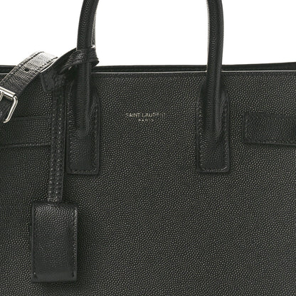 Saint Laurent Grained Calfskin Nano Sac De Jour Black 7 of 10