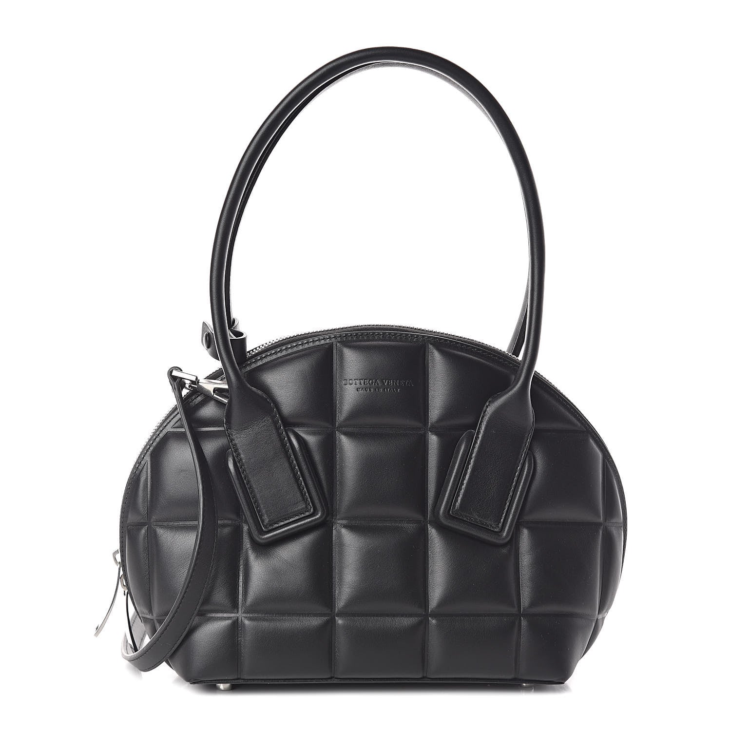 Bottega Veneta Butter Calfskin Small Padded Swoop Black 1 of 9