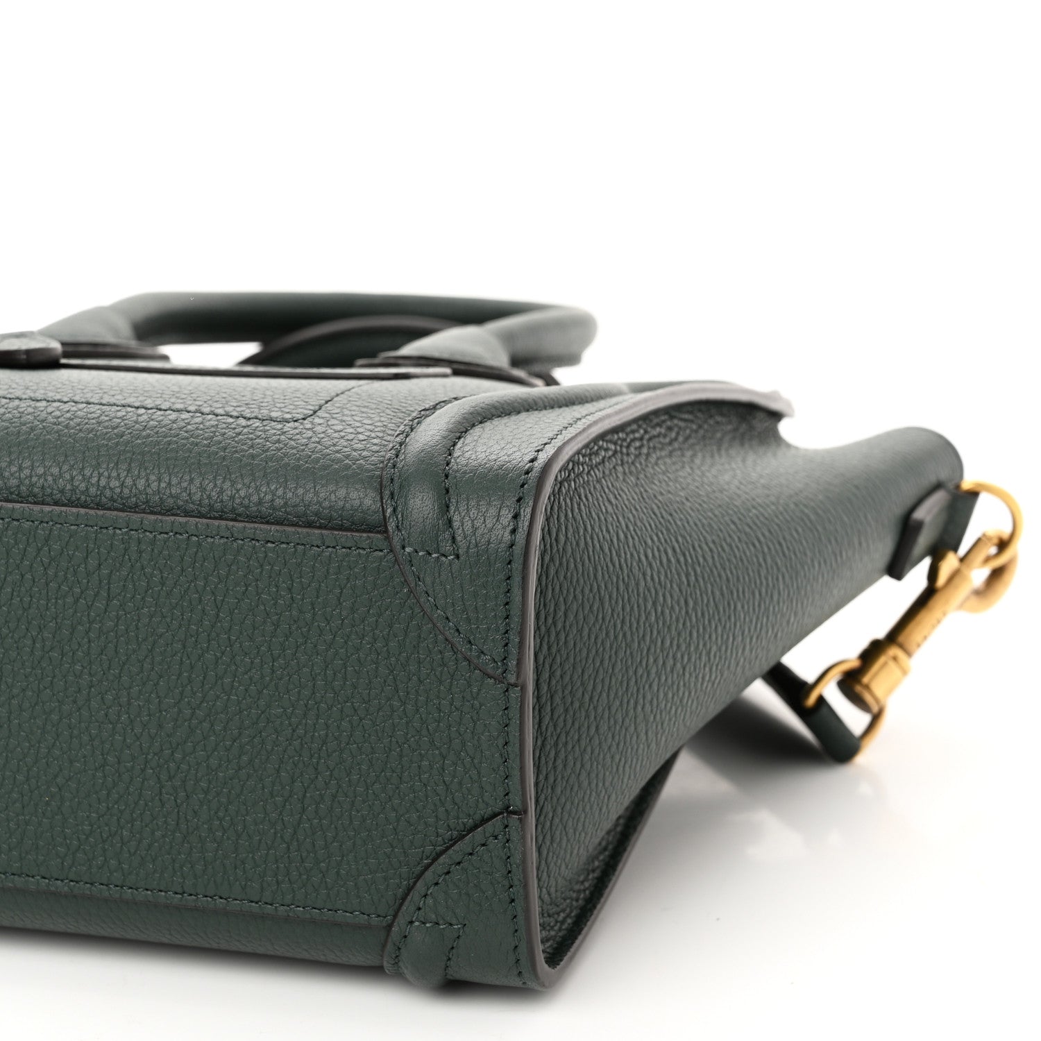 Celine Drummed Calfskin Nano Luggage Amazone 10 of 11