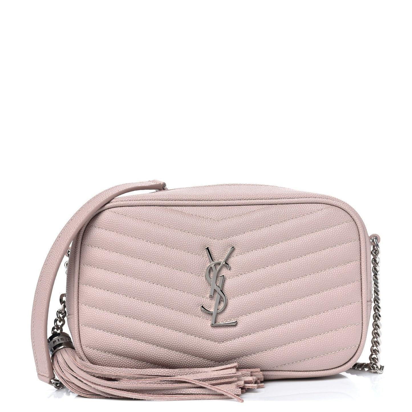 Grain De Poudre Matelasse Monogram Mini Lou Camera Bag Marble Pink