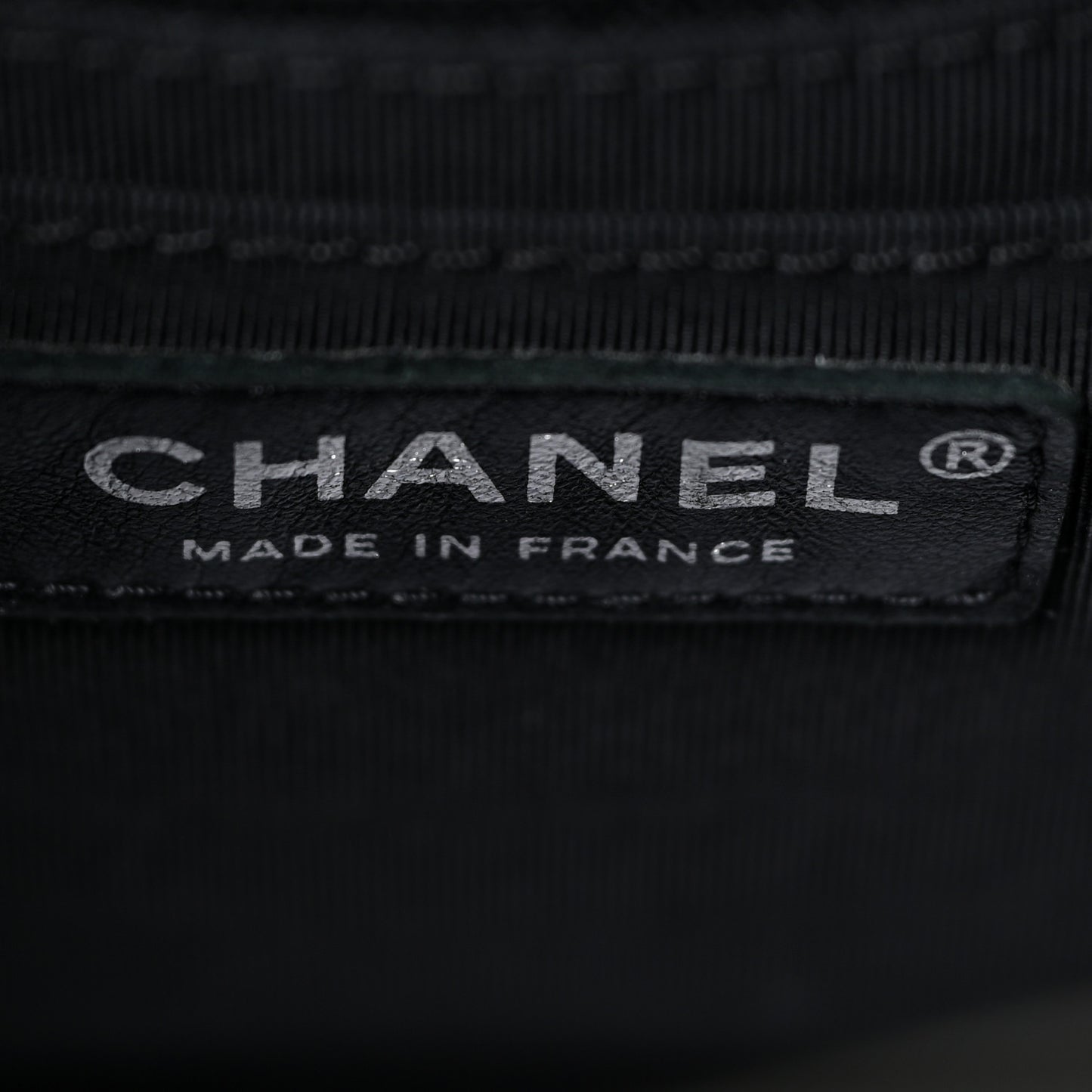 Lambskin Quilted Mini CC Chain Bucket Bag Black
