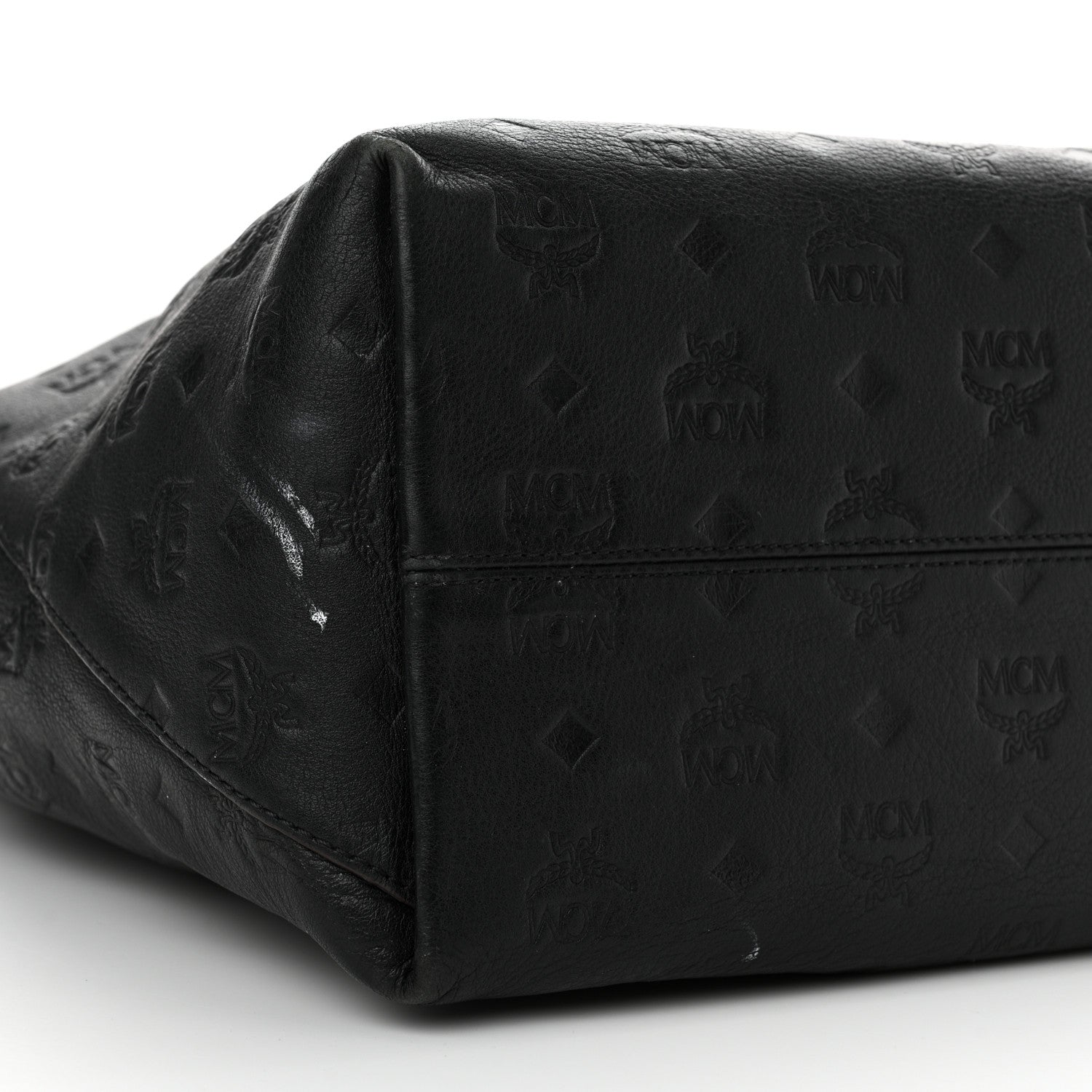 MCM Calfskin Ottomar Large Klara Hobo Black 8 of 12