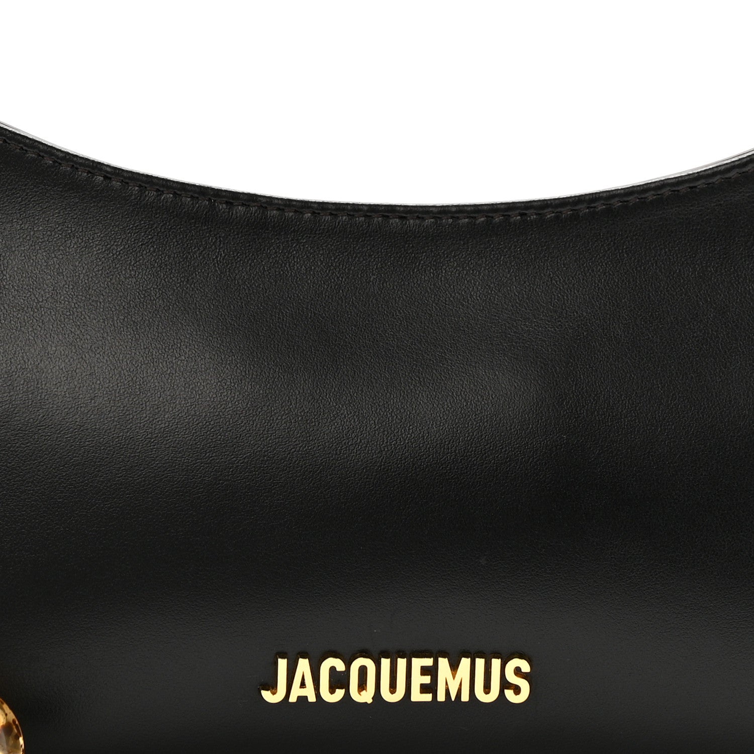 Jacquemus Smooth Calfskin Le Bisou Perle Black 8 of 12