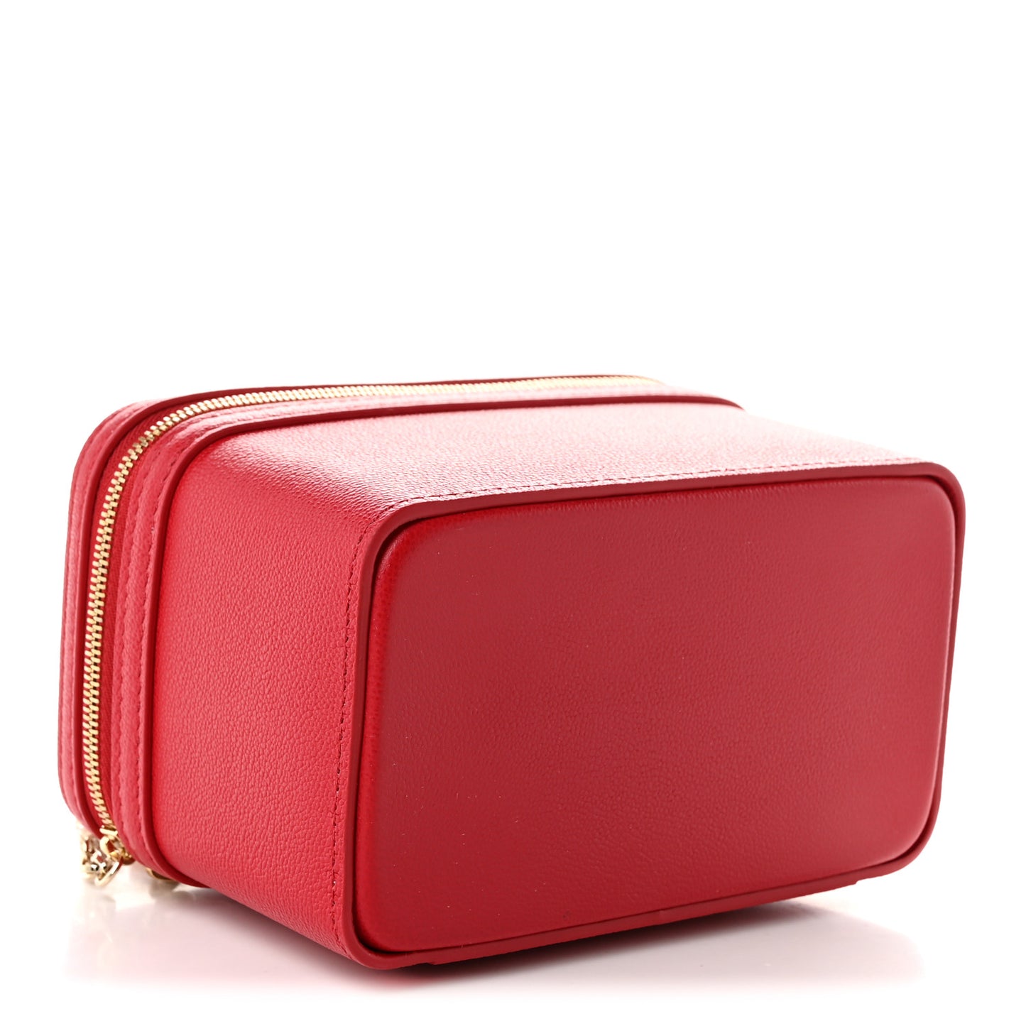 Calfskin Serpenti Top Handle Vanity Red