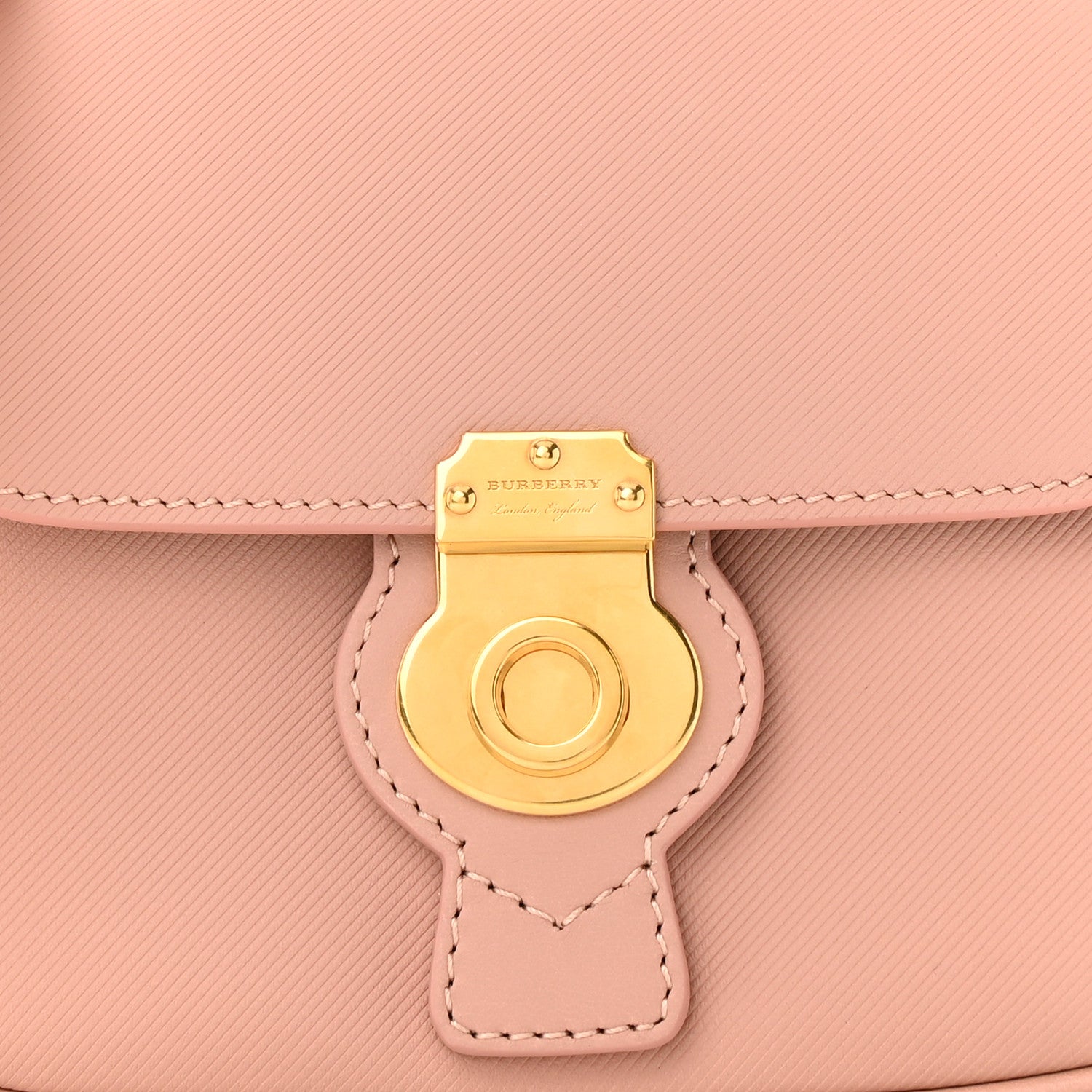 Burberry Trench Calfskin Mini DK88 Top Handle Bag Light Pink 7 of 9