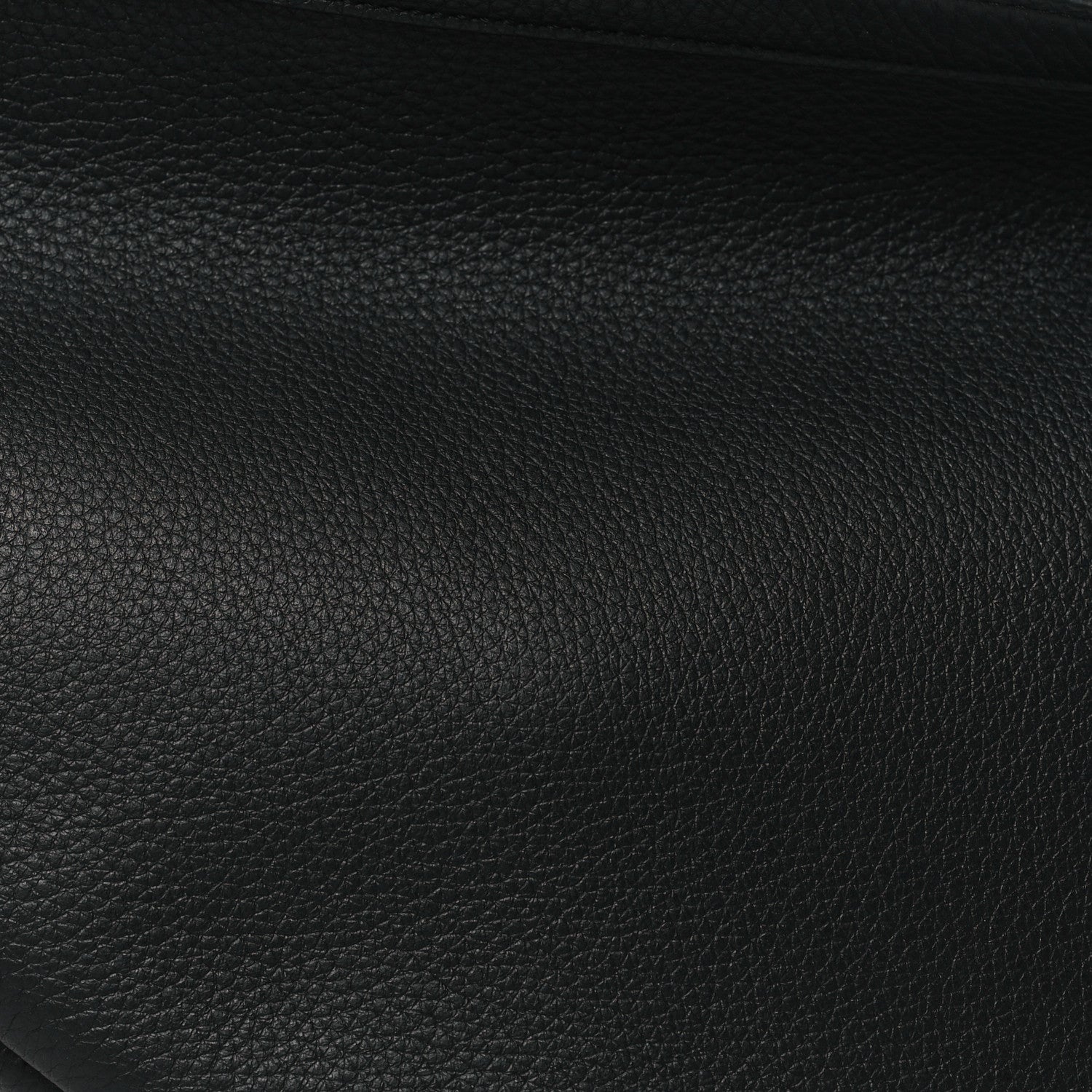 The Row Grained Calfskin Large Slouchy Banana Bag Black 8 of 10