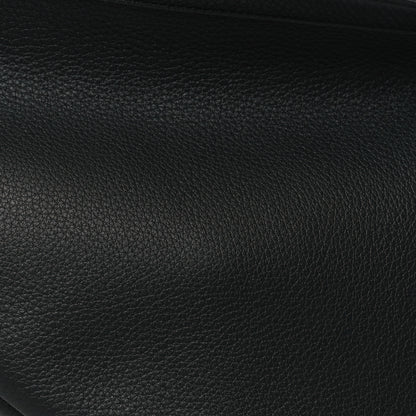 The Row Grained Calfskin Large Slouchy Banana Bag Black 8 of 10