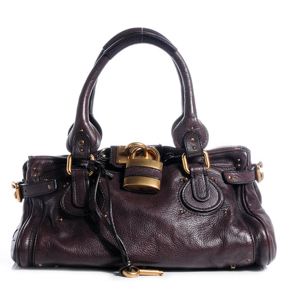 Chloe Leather Medium Paddington Chocolate 1 of 9