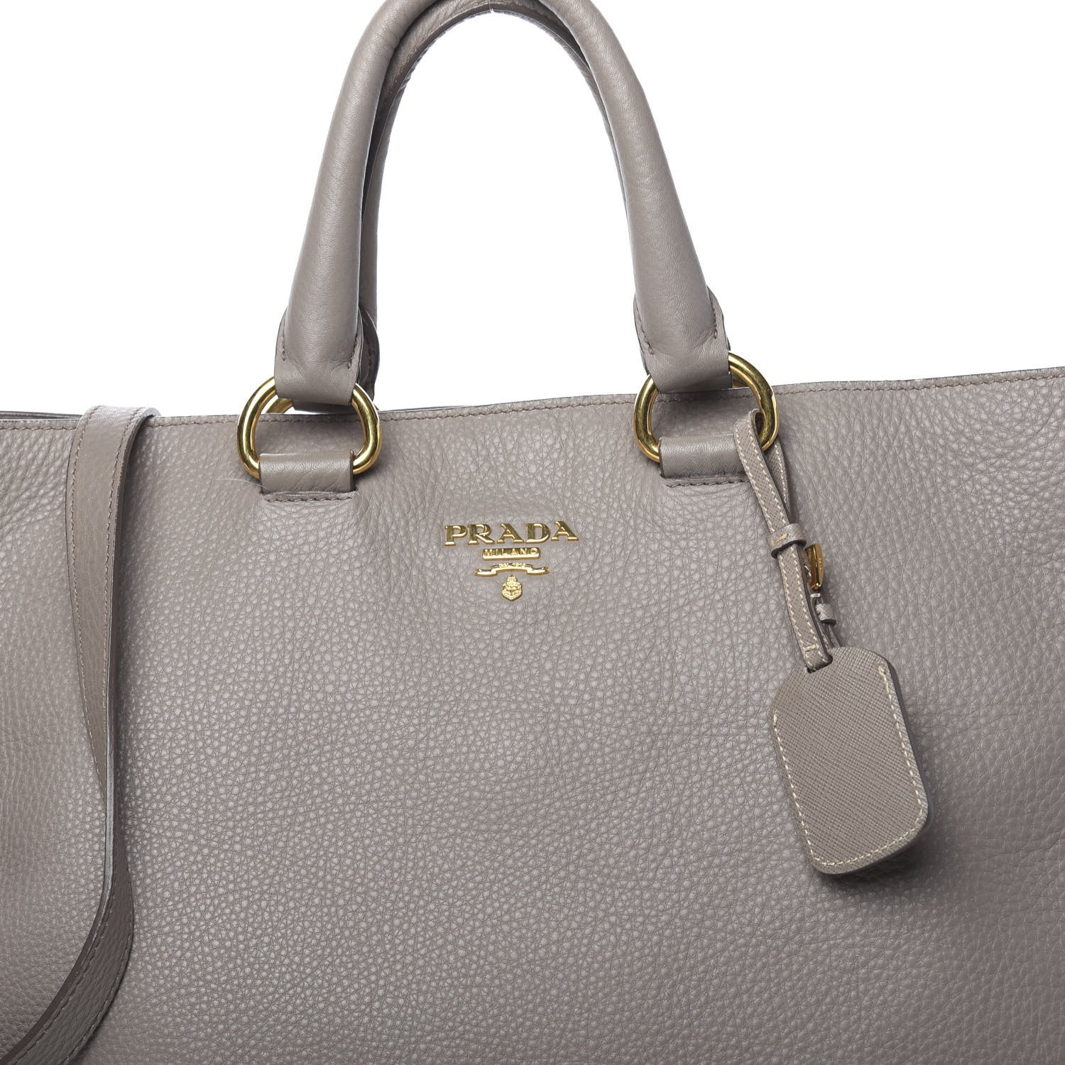 Prada Vitello Daino Tote Argilla 11 of 18