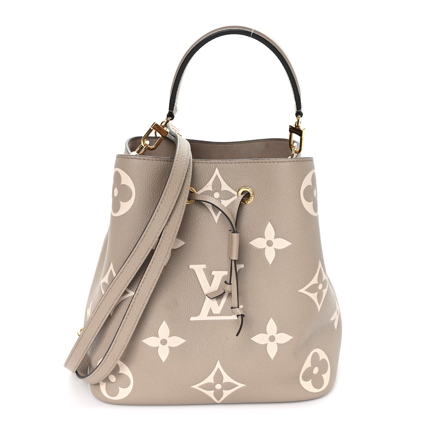 Louis Vuitton Empreinte Monogram Giant Neonoe MM Tourterelle Creme 1 of 10