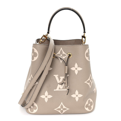 Louis Vuitton Empreinte Monogram Giant Neonoe MM Tourterelle Creme 1 of 10