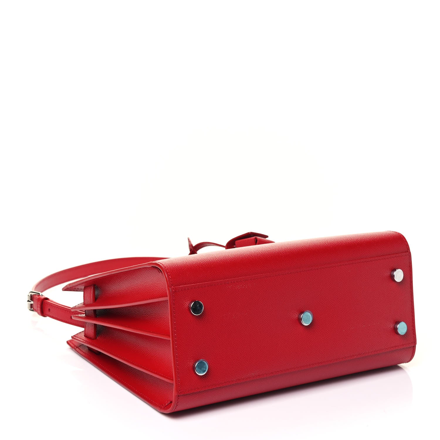 Saint Laurent Grain De Poudre Baby Sac De Jour Red 3 of 4