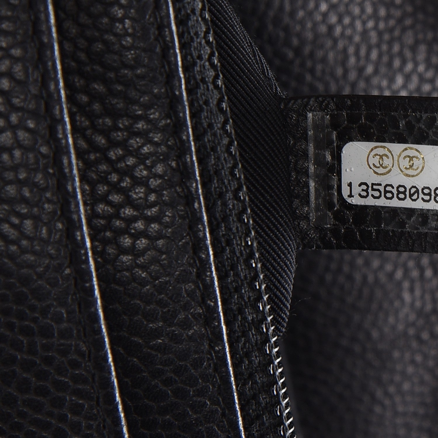 Chanel Caviar Half Moon Wallet On Chain WOC Black 8 of 9