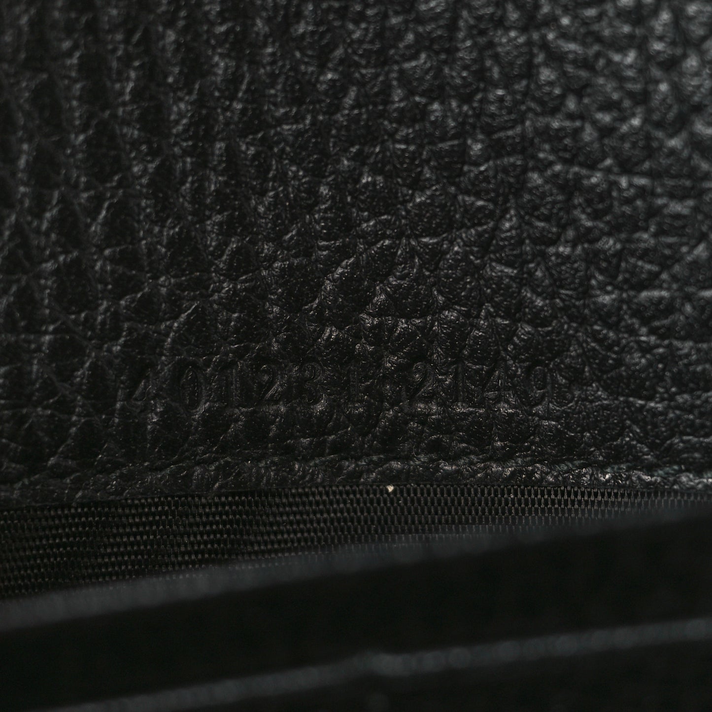 Calfskin Mini Dionysus Chain Wallet Black