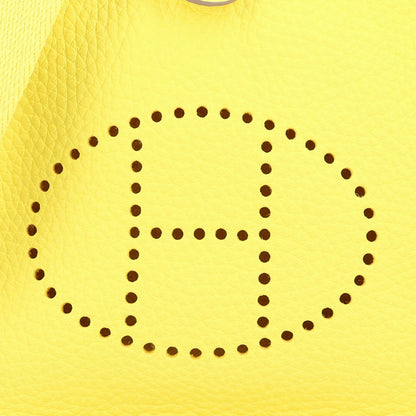 Hermes Taurillon Clemence Evelyne TPM Limoncello 8 of 10