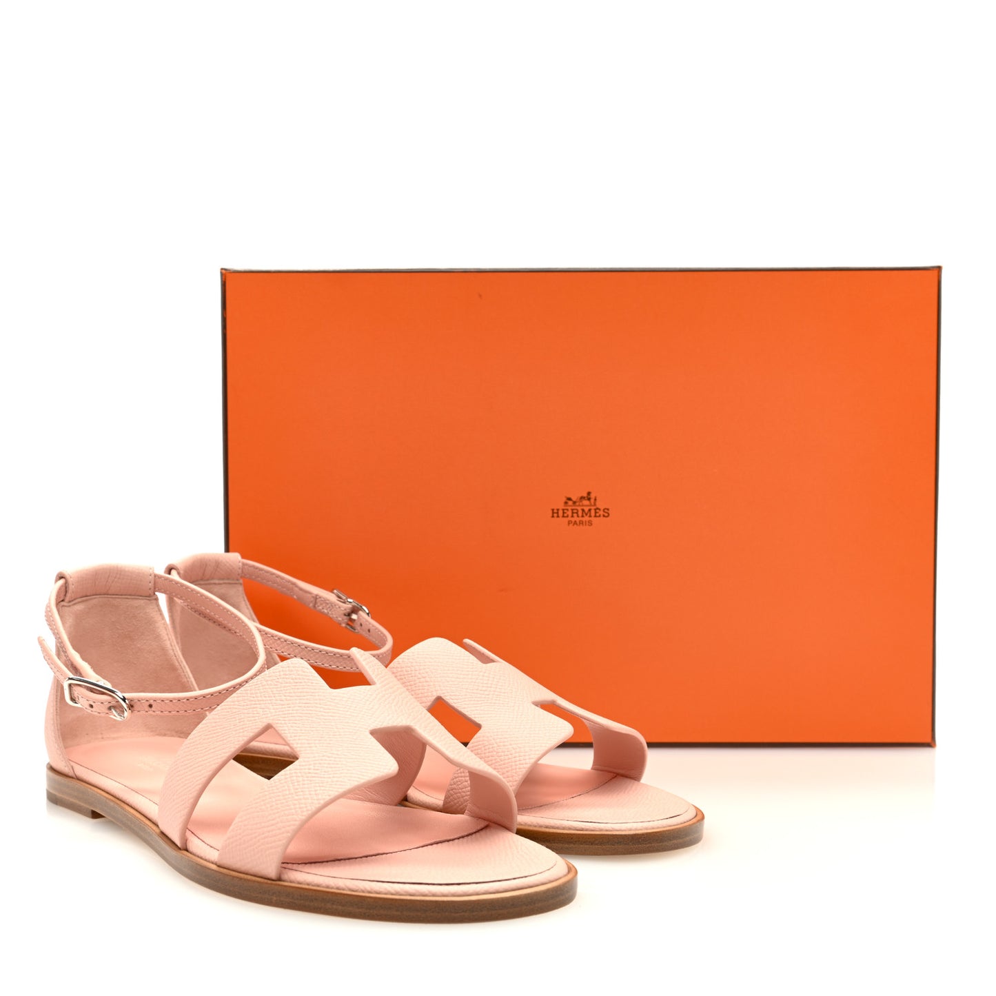 Epsom Santorini Sandals 38 Rose Porcelaine