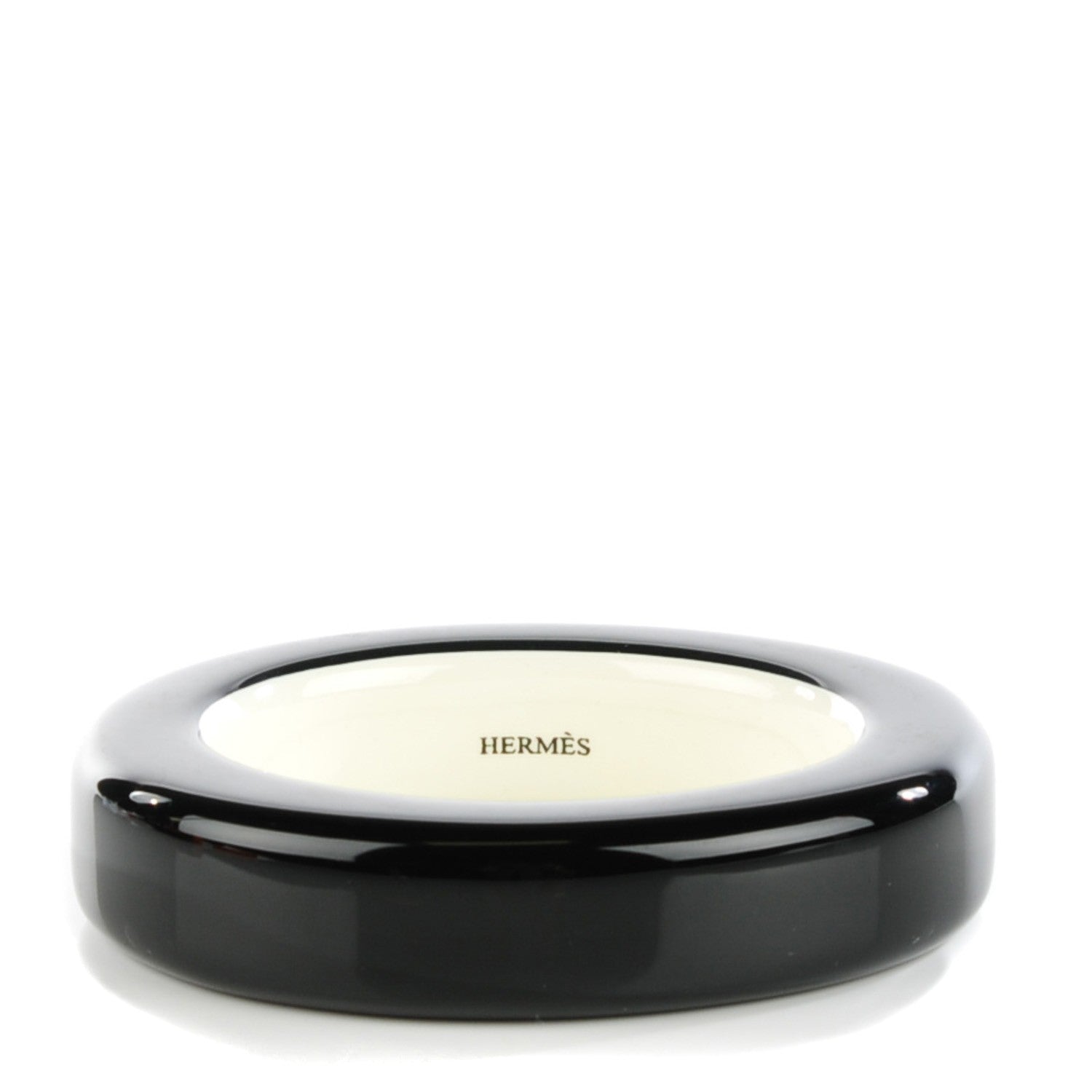 Hermes Lacquered Wood Ariodante Bracelet S Black 4 of 7