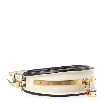 Chloe Calfskin Small Nile Bracelet Minaudiere Bag Off White 4 of 9