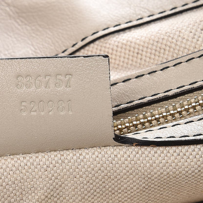 Gucci Guccissima Signature Medium Emily Shoulder Bag Mystic White 7 of 10