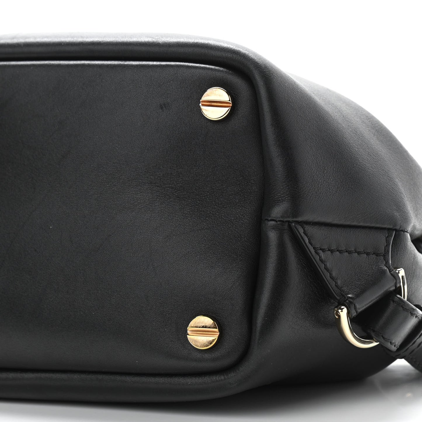 Vitello Rockstud Demilune Backpack Black