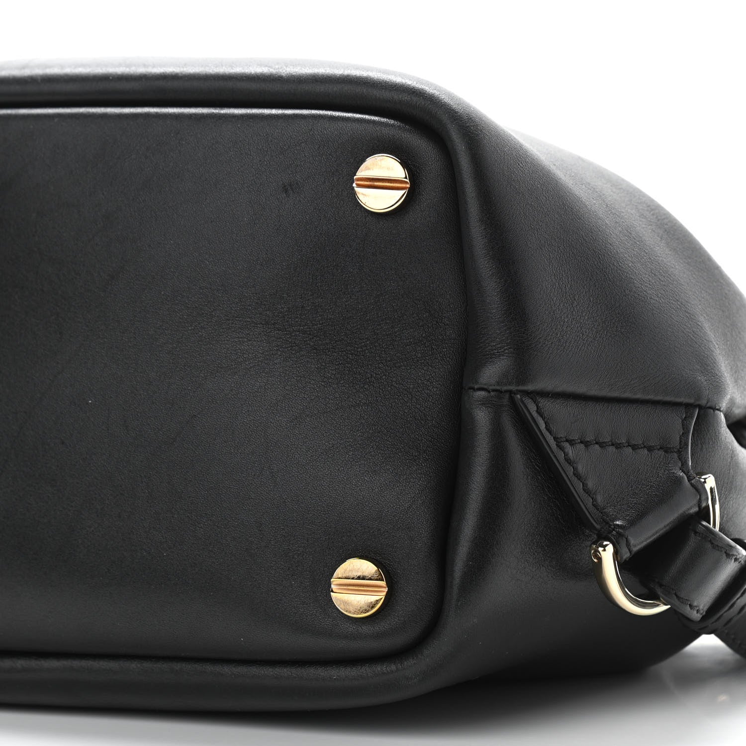 Valentino Garavani Vitello Rockstud Demilune Backpack Black 8 of 17