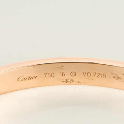 Cartier 18K Pink Gold LOVE Bracelet 16 6 of 6