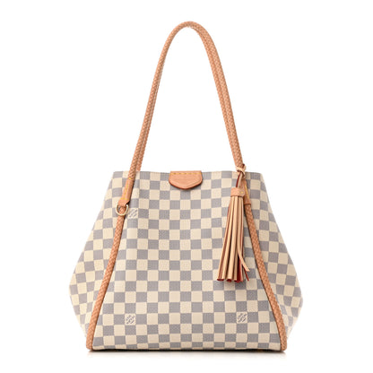 Louis Vuitton Damier Azur Propriano Rose Ballerine 1 of 9