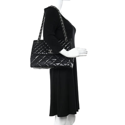Chanel Vinyl Quilted In the Business Flap Bag Black 3 of 10