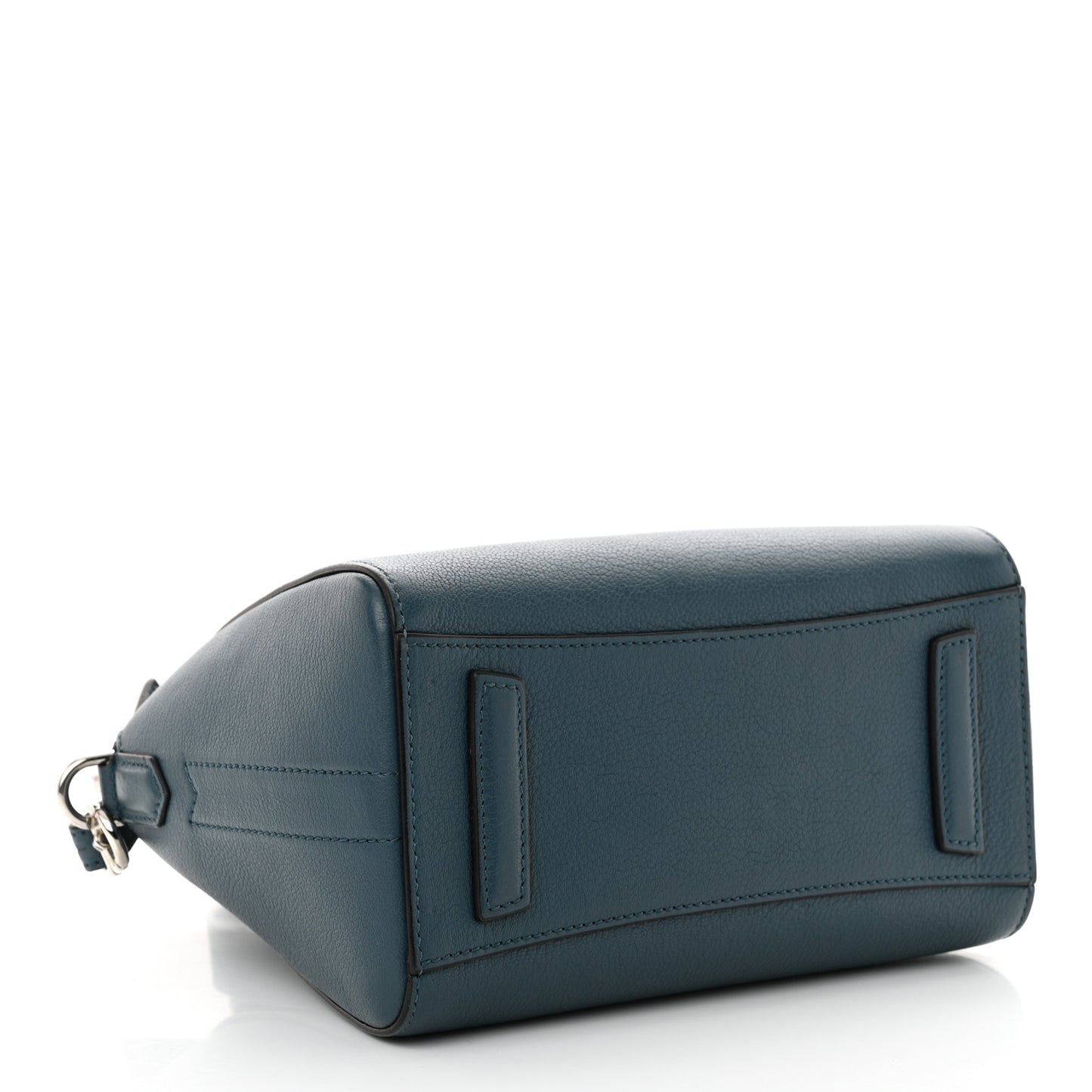 Sugar Goatskin Mini Antigona Mineral Blue