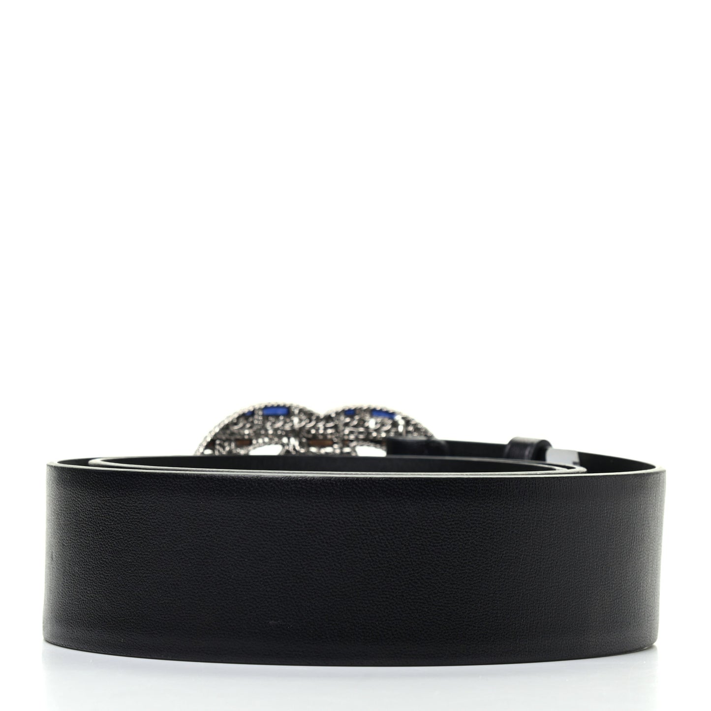 Calfskin Pearl Resin CC Chain Belt 90 36