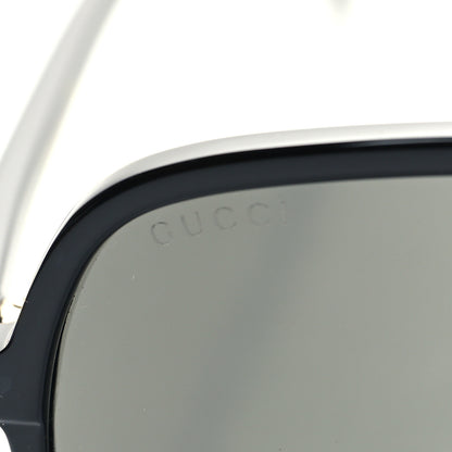 Gucci Acetate Brow Bar Aviator Sunglasses GG0545S Black 7 of 8