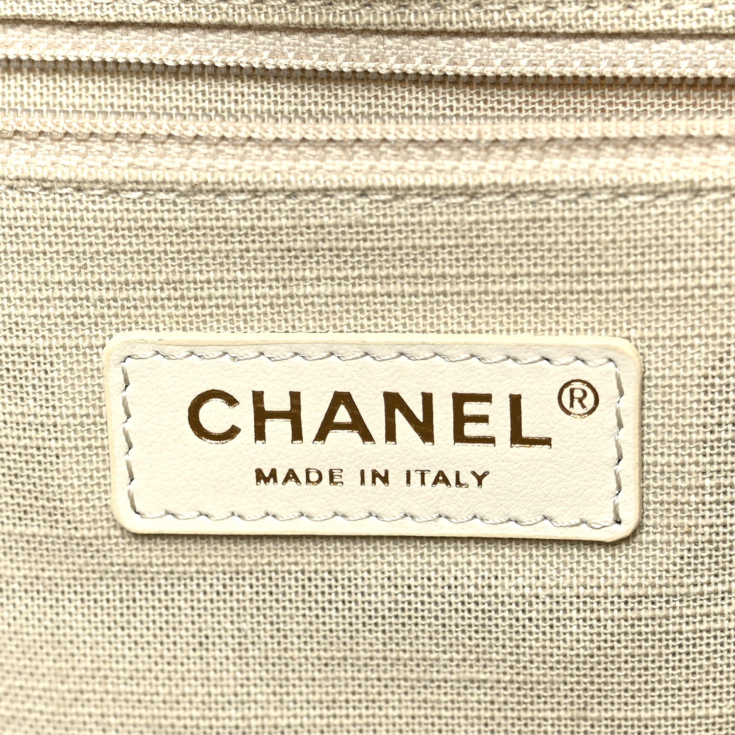 Chanel Mixed Fibers Small Deauville Tote Yellow 7 of 10