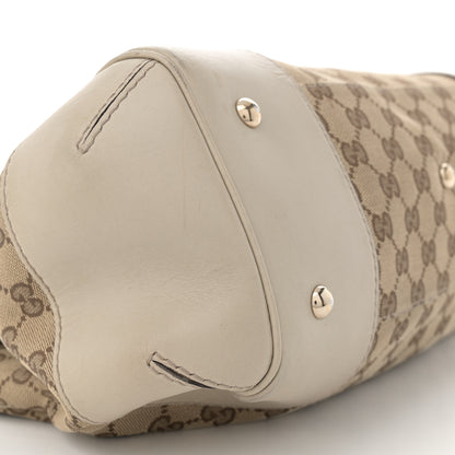 Gucci Monogram Web Medium Mayfair Tote Off White 9 of 15