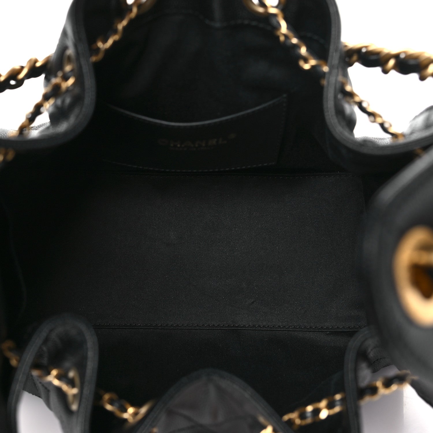 Chanel Caviar Quilted Small Chanel 25 Handbag Black 5 of 10
