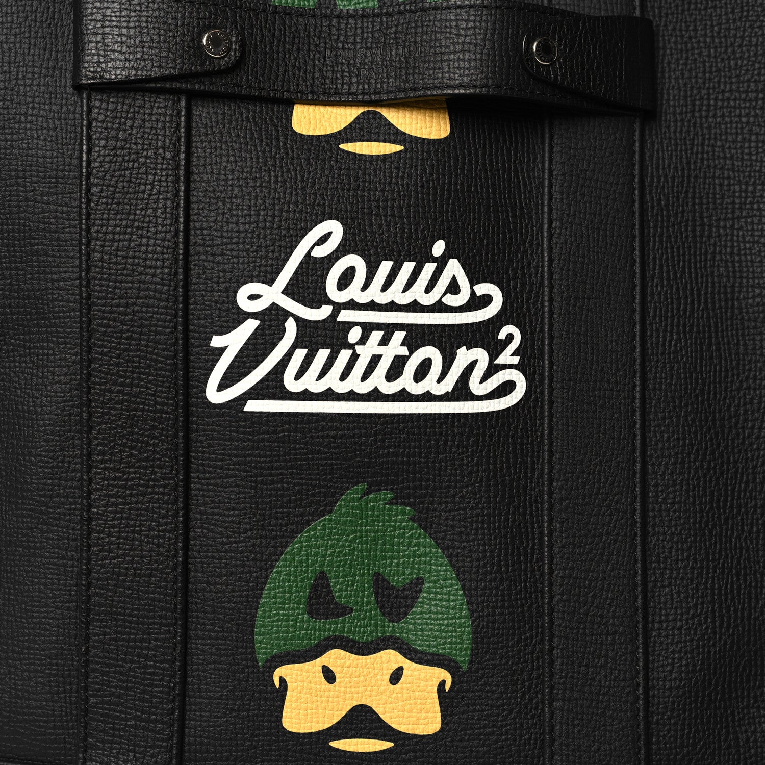 Louis Vuitton X NIGO Taurillon Duck Trolley Tote Black 7 of 9